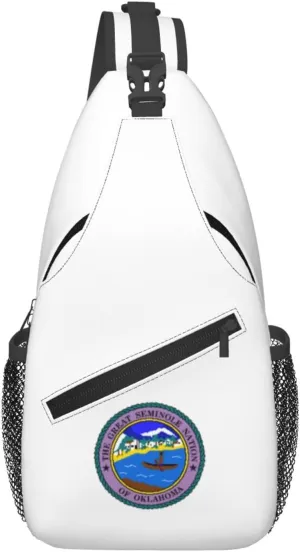 Flag Of The Seminole Nation Of Oklahoma Crossbody Bags For Women Men Chest Backpack Gym Shoulder Bag Travel Outdoor Sports Casual Crossbody Bags