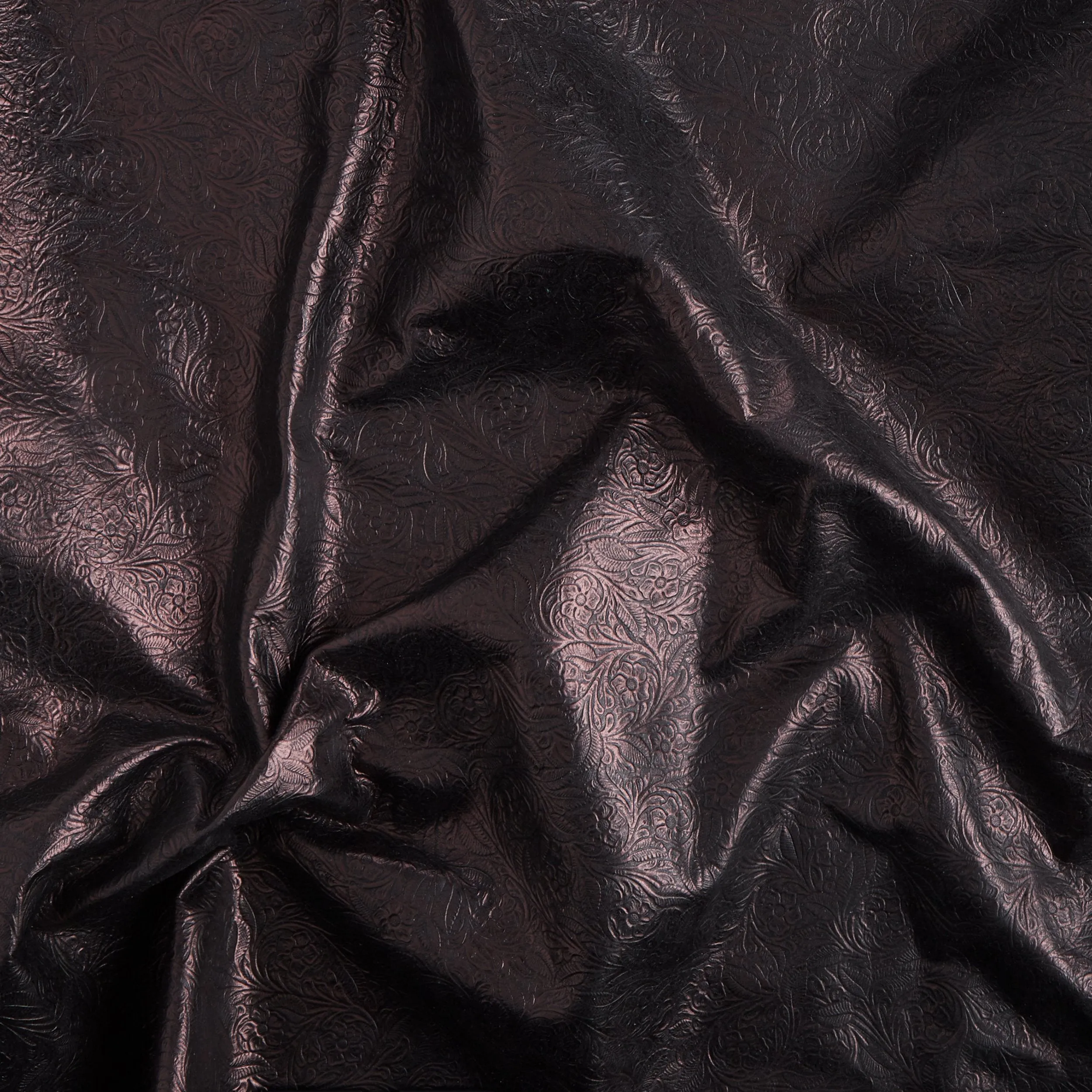 Floral Embossed Double Shoulder Metallic - FINAL SALE