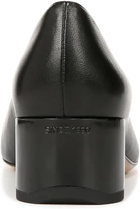 Franco Sarto Women's Natalia Square Toe Block Heel Pump with Bow