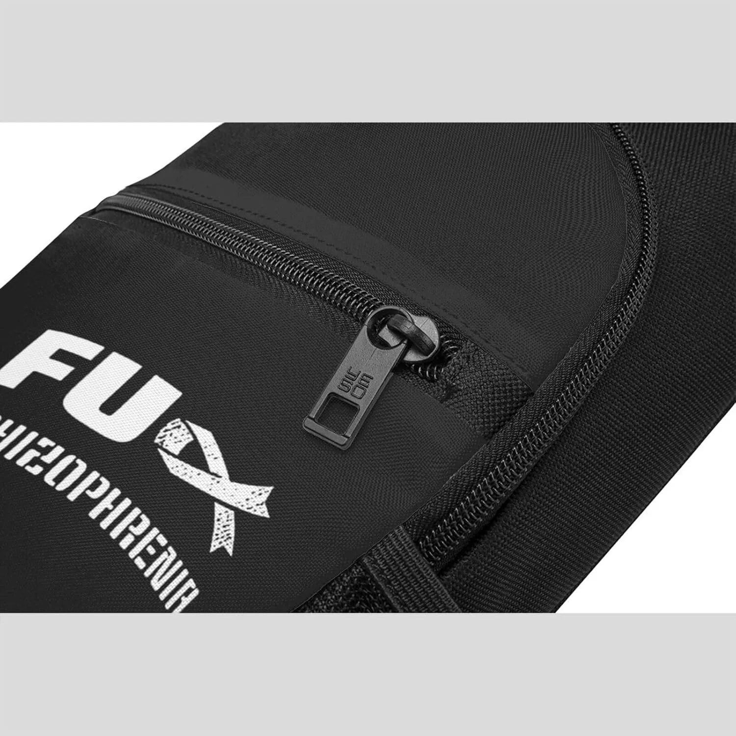 Fuck Schizophrenia Awareness Chest Pack Leisure Shoulder Crossbody Chest Bag