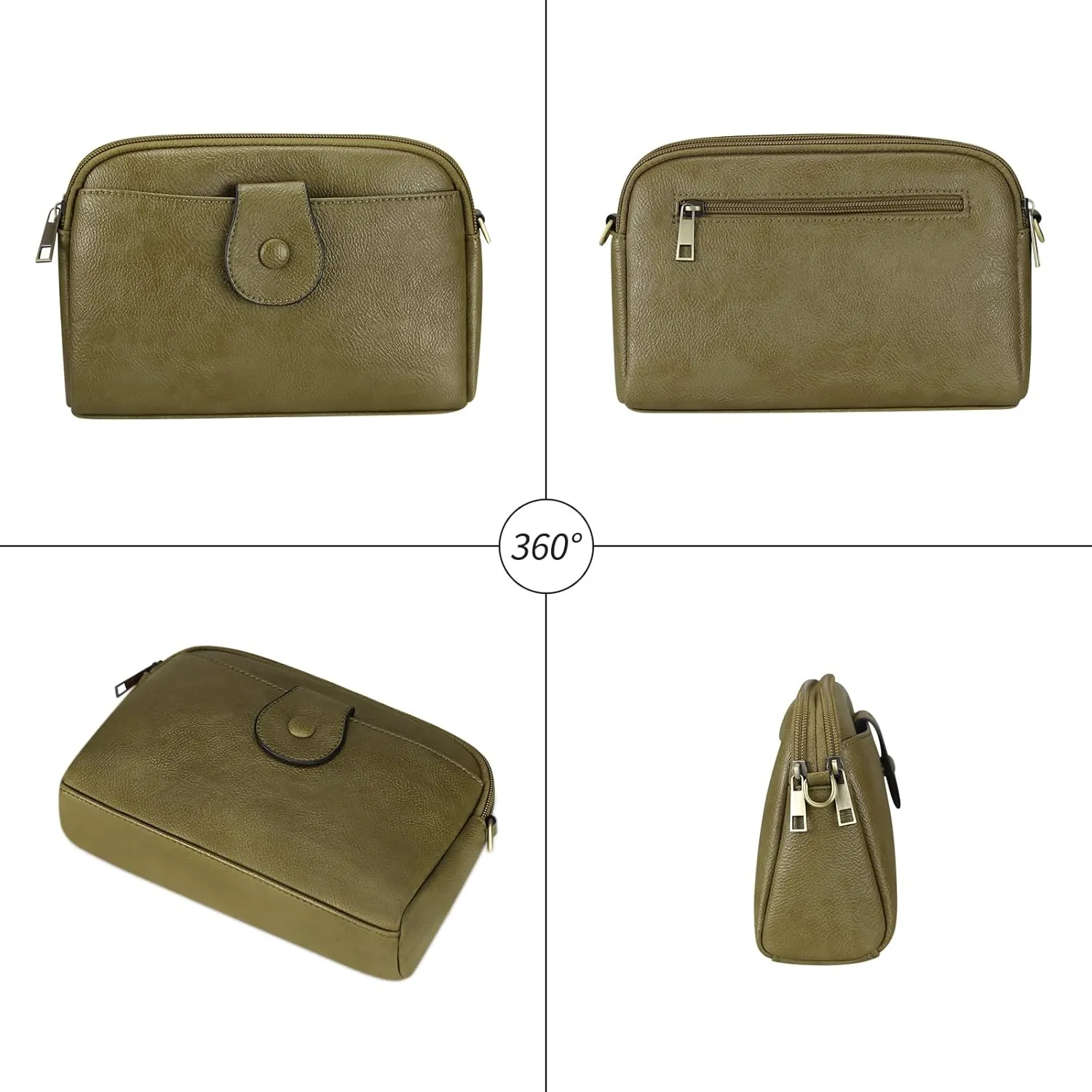 FUKUYIN Small Crossbody Bags for Women Vegan Leather Shoulder Purses Women's Crossbody Handbags