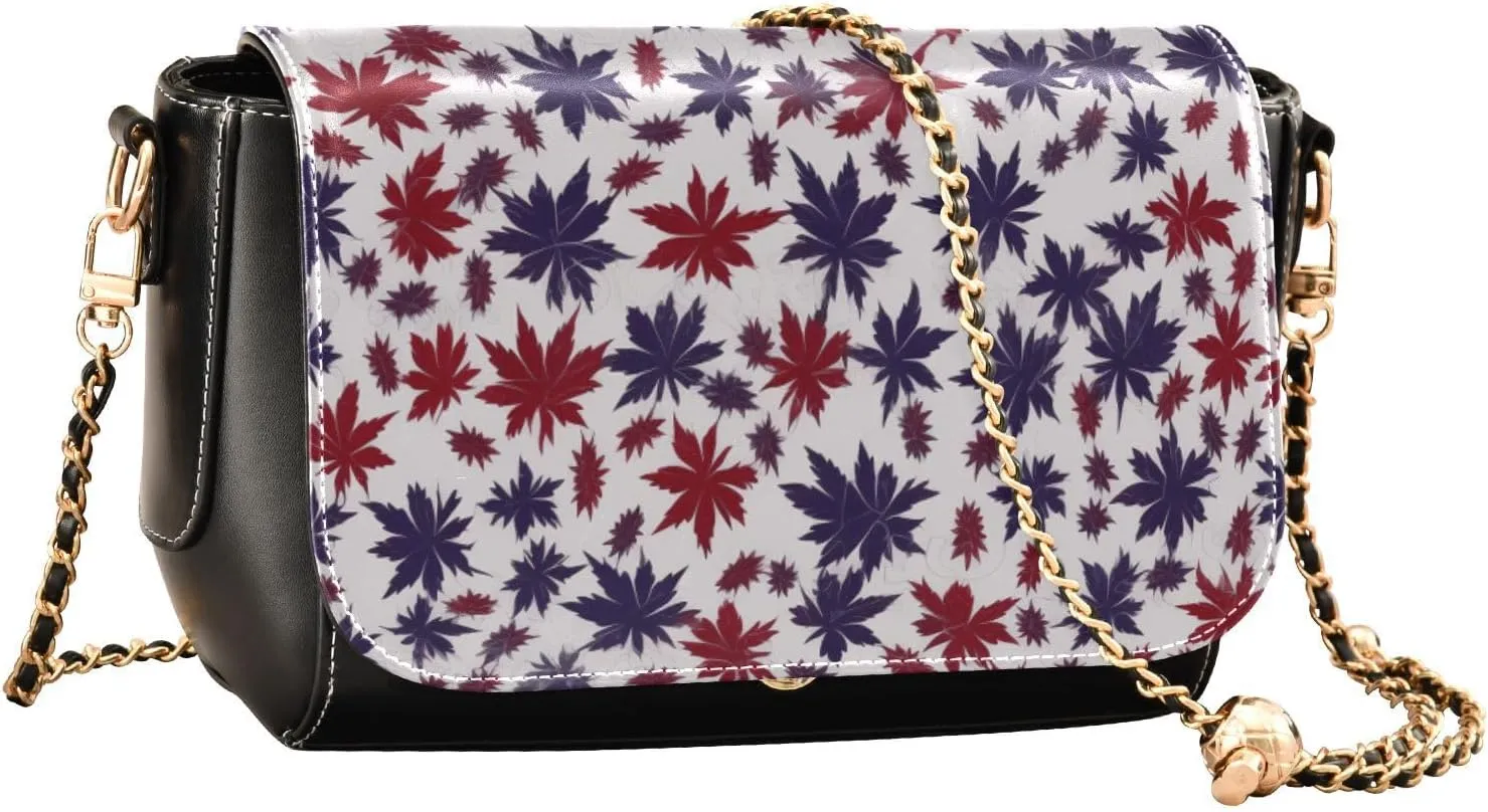 GAIGEO Mardi Gras Pattern Crossbody Leather Bags for Women, Leather Crossbody Bag, Womens Leather Crossbody Bags