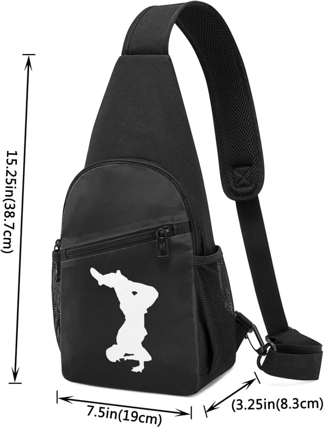 GERRIT Hip Hop Chest Pack Leisure Shoulder Crossbody Chest Bag