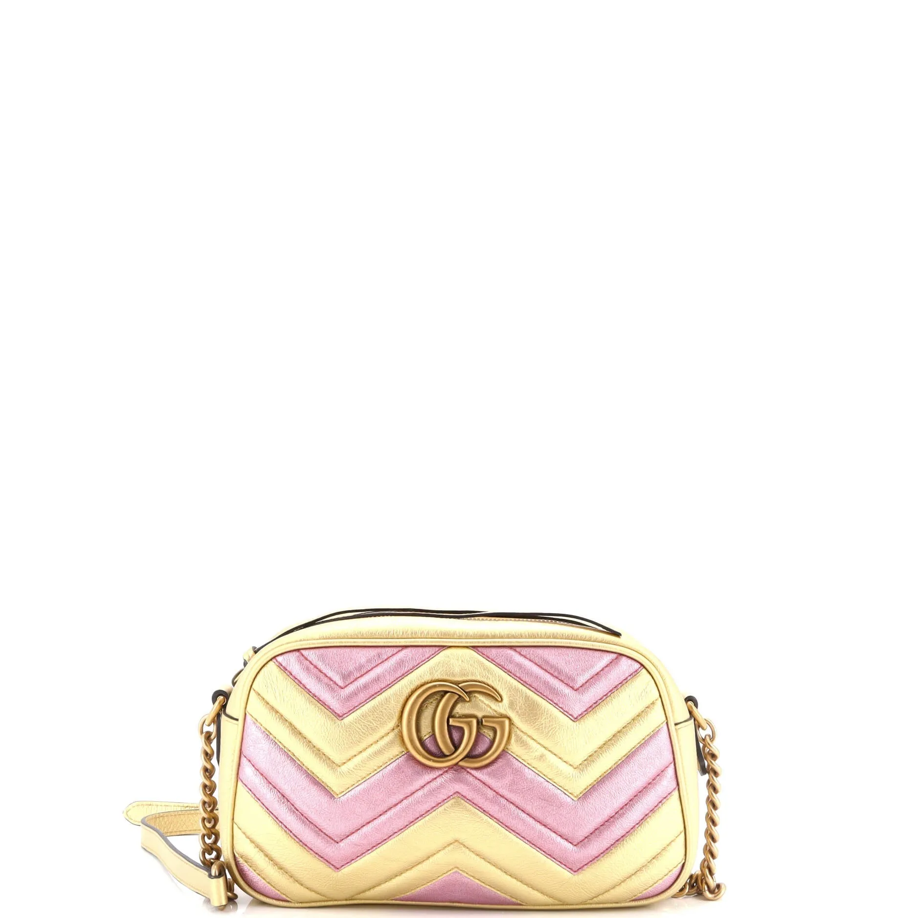 GG Marmont Shoulder Bag Matelasse Leather Small