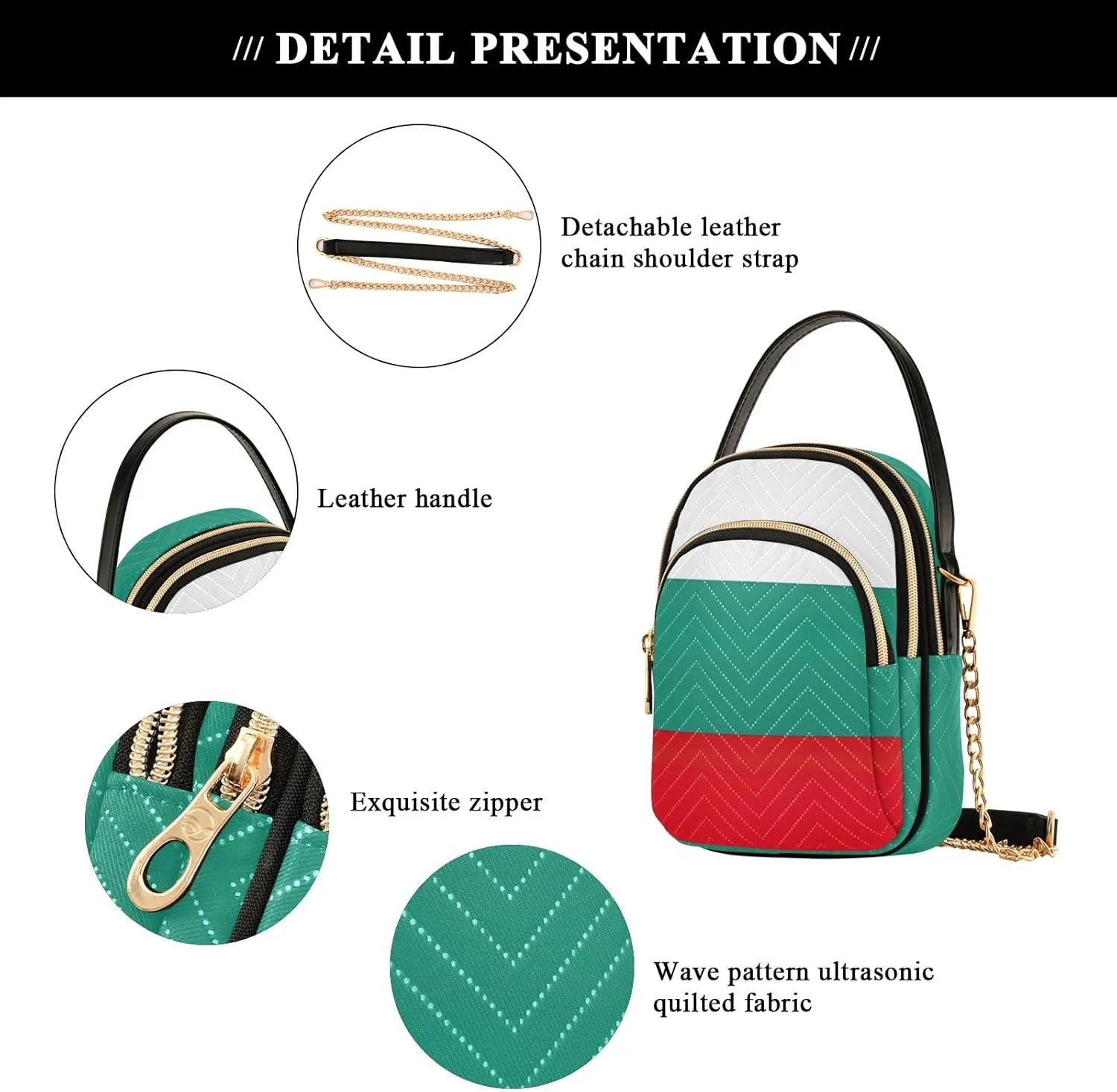 Ghana Flag Women Sling Bag Crossbody Cross Body Crossbody Bags for Women Small Crossbody Phone Bags for Women