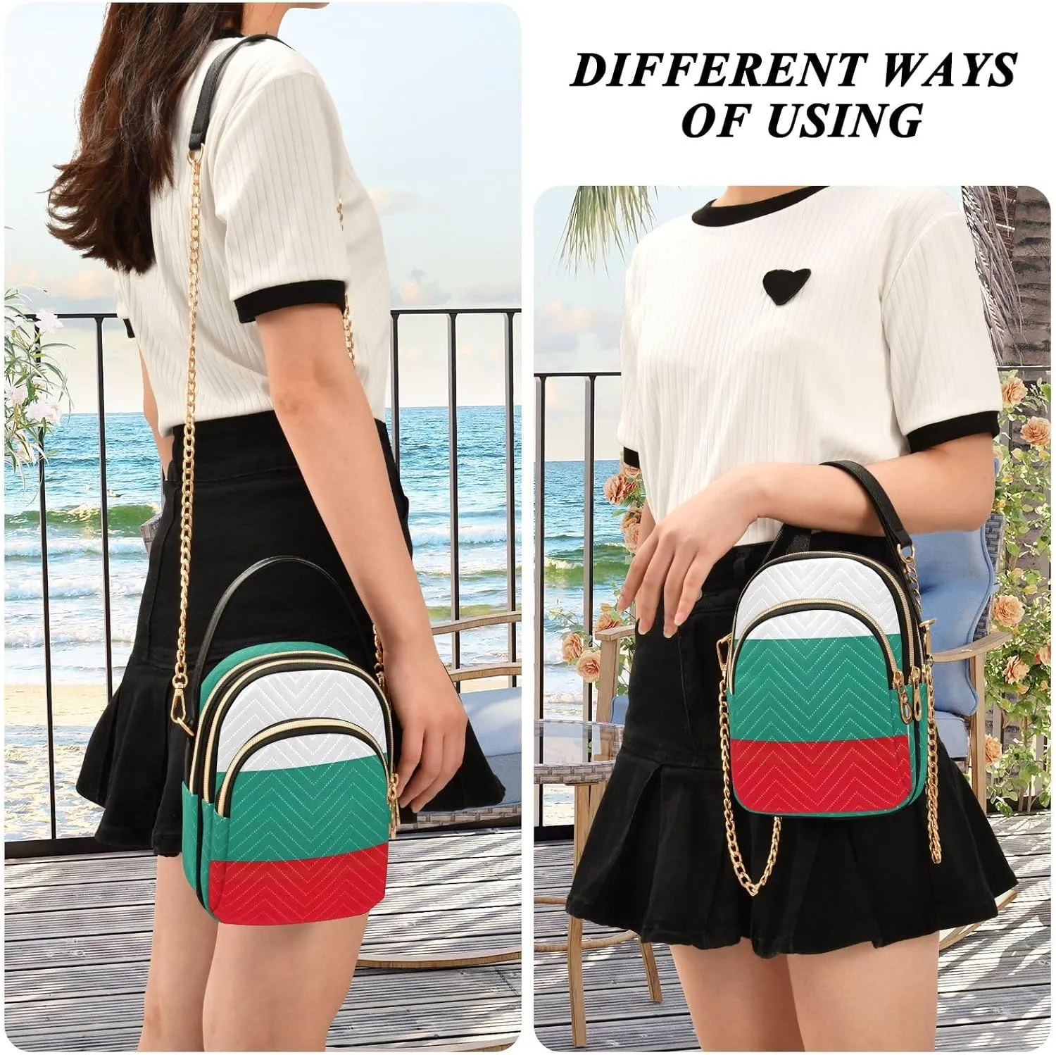 Ghana Flag Women Sling Bag Crossbody Cross Body Crossbody Bags for Women Small Crossbody Phone Bags for Women