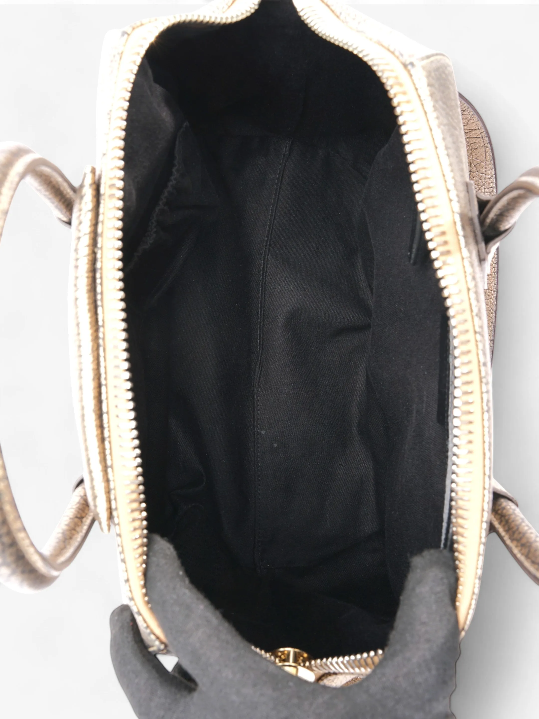 Givenchy Antigona Metallic Light Gold Goatskin Leather Medium
