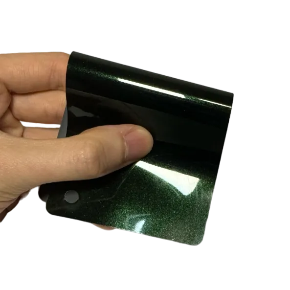 Gloss Metallic Dark Emerald Green Vinyl Wrap