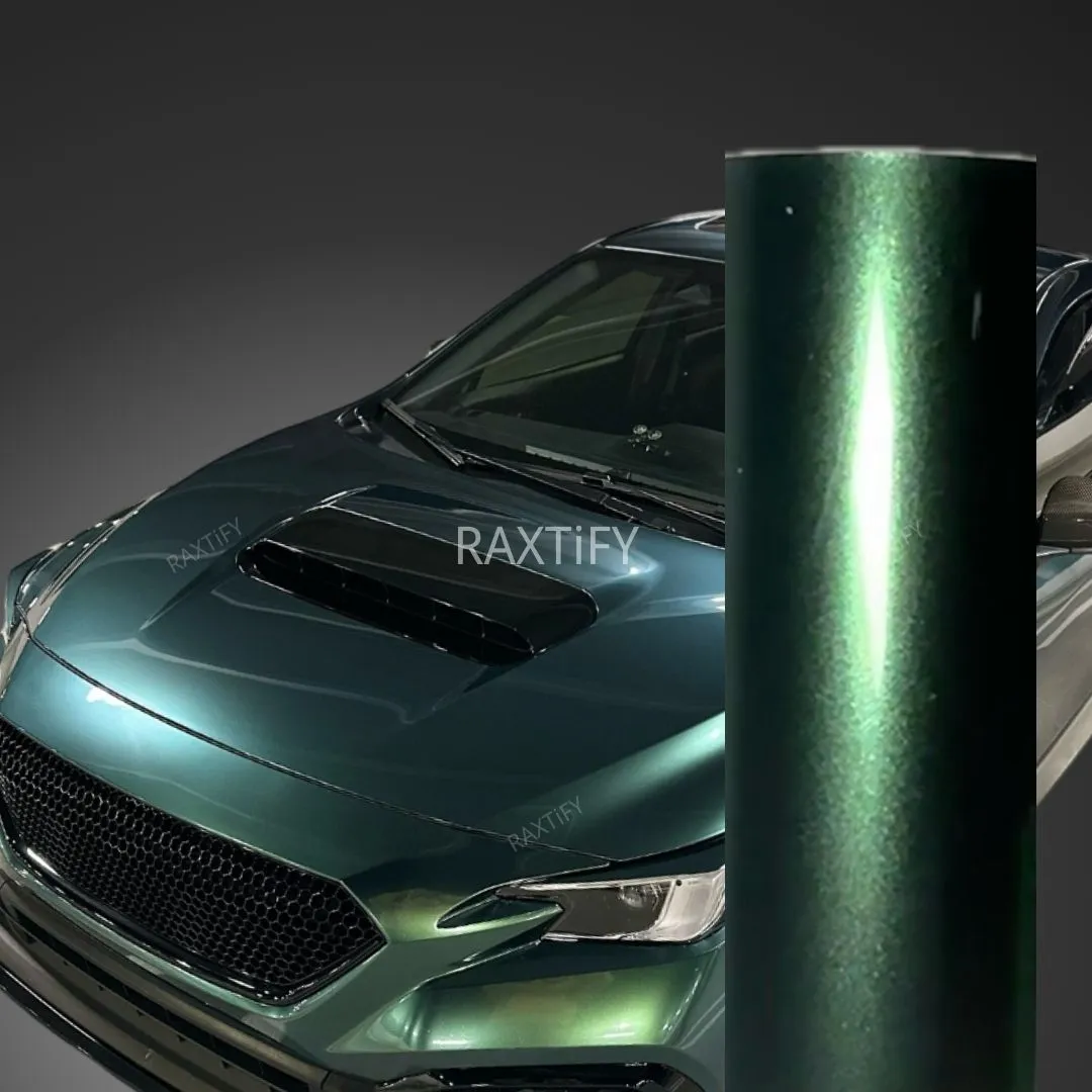 Gloss Metallic Gotland Green Vinyl Wrap
