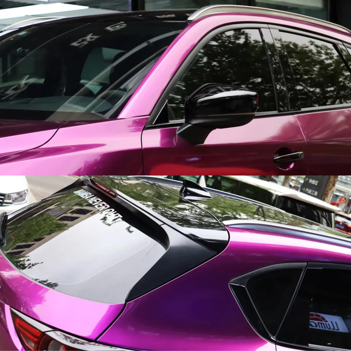 Gloss Metallic Grape Purple Vinyl Wrap