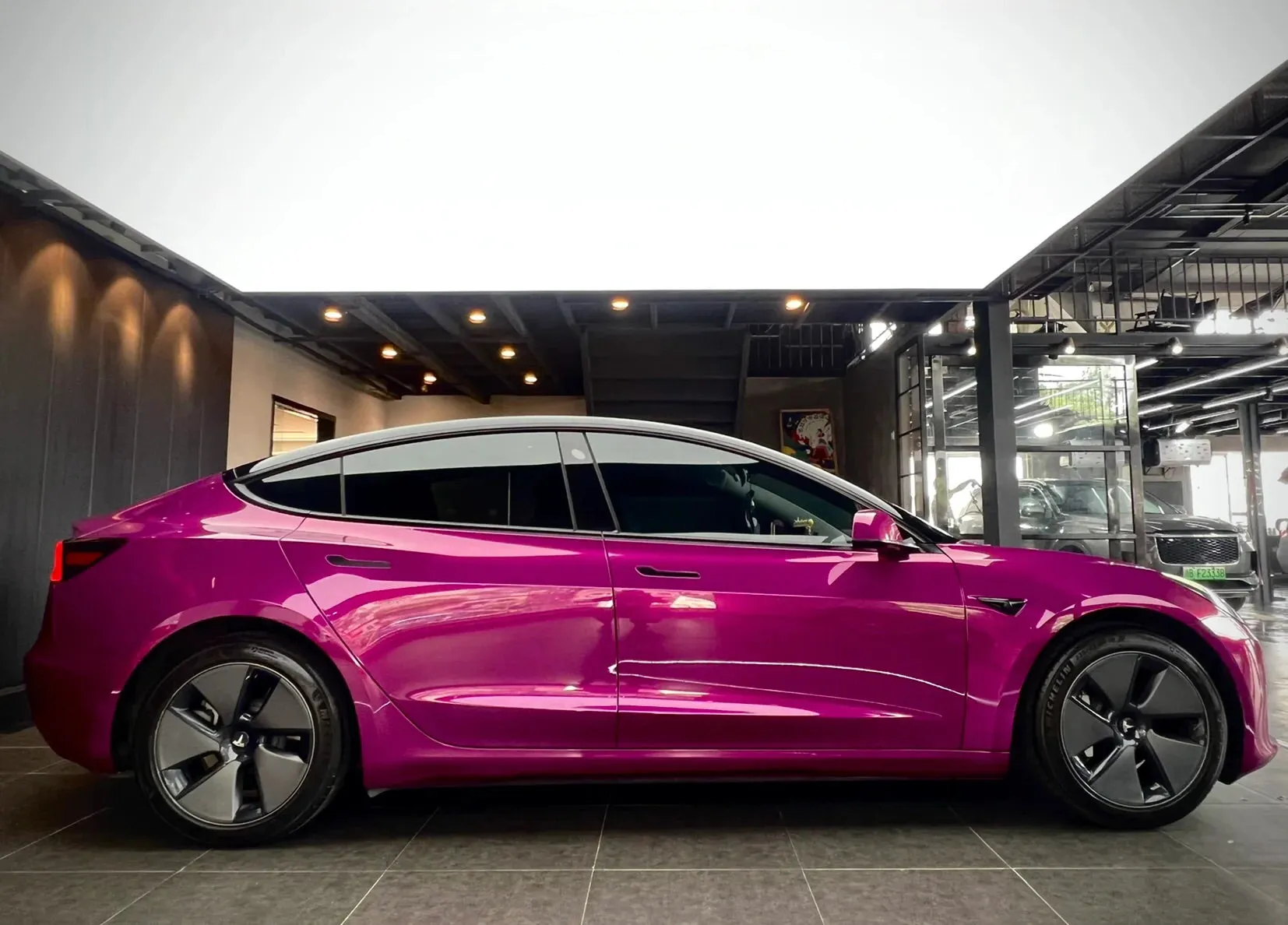 Gloss Metallic Jam Purple Car Wrap