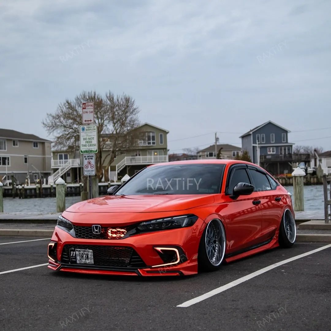 Gloss Metallic Lava Orange Vinyl Wrap