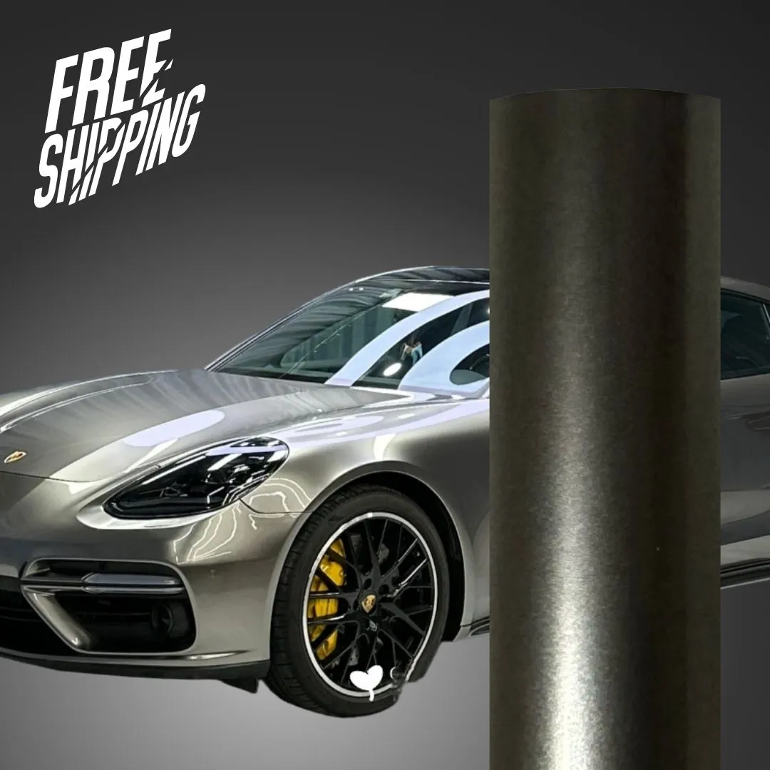 Gloss Metallic Liquid Silver Car Wrap