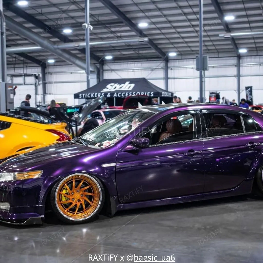 Gloss Metallic Midnight Purple Vinyl Wrap
