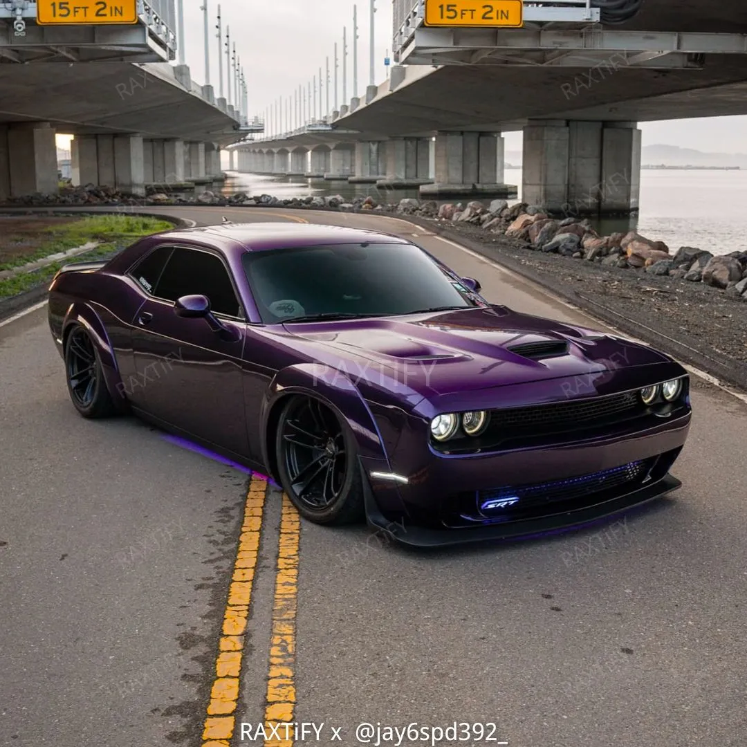 Gloss Metallic Midnight Purple Vinyl Wrap
