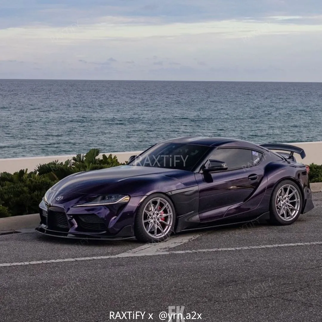 Gloss Metallic Midnight Purple Vinyl Wrap