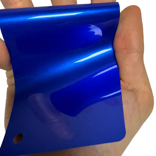 Gloss Metallic Pearl Blue Vinyl Wrap