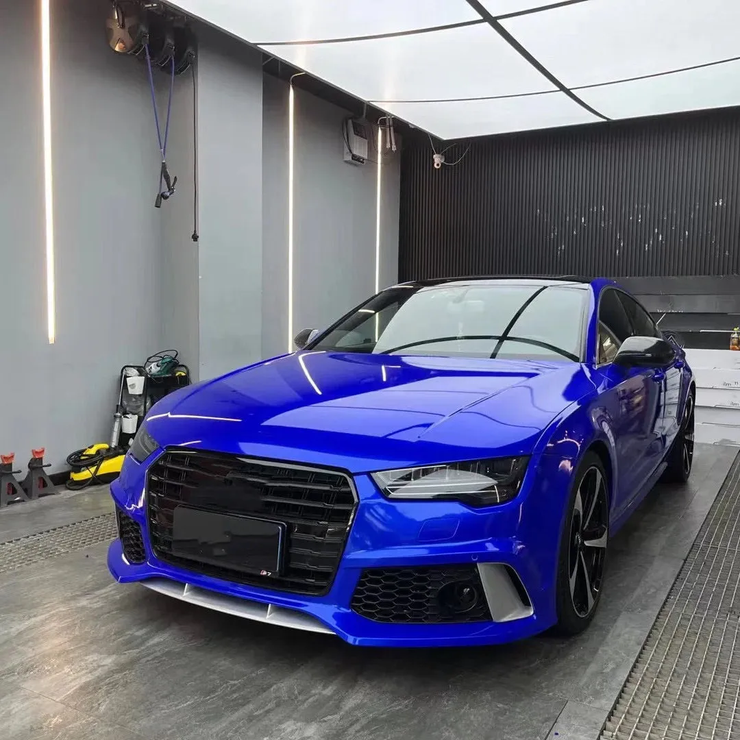 Gloss Metallic Pearl Blue Vinyl Wrap