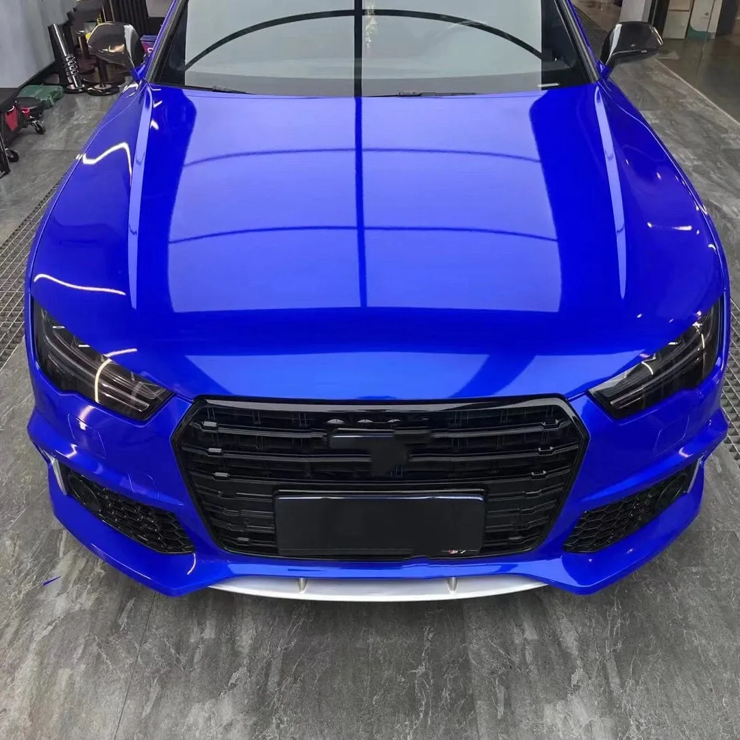 Gloss Metallic Pearl Blue Vinyl Wrap