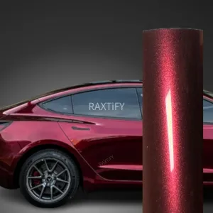 Gloss Metallic Rufous Red Vinyl Wrap