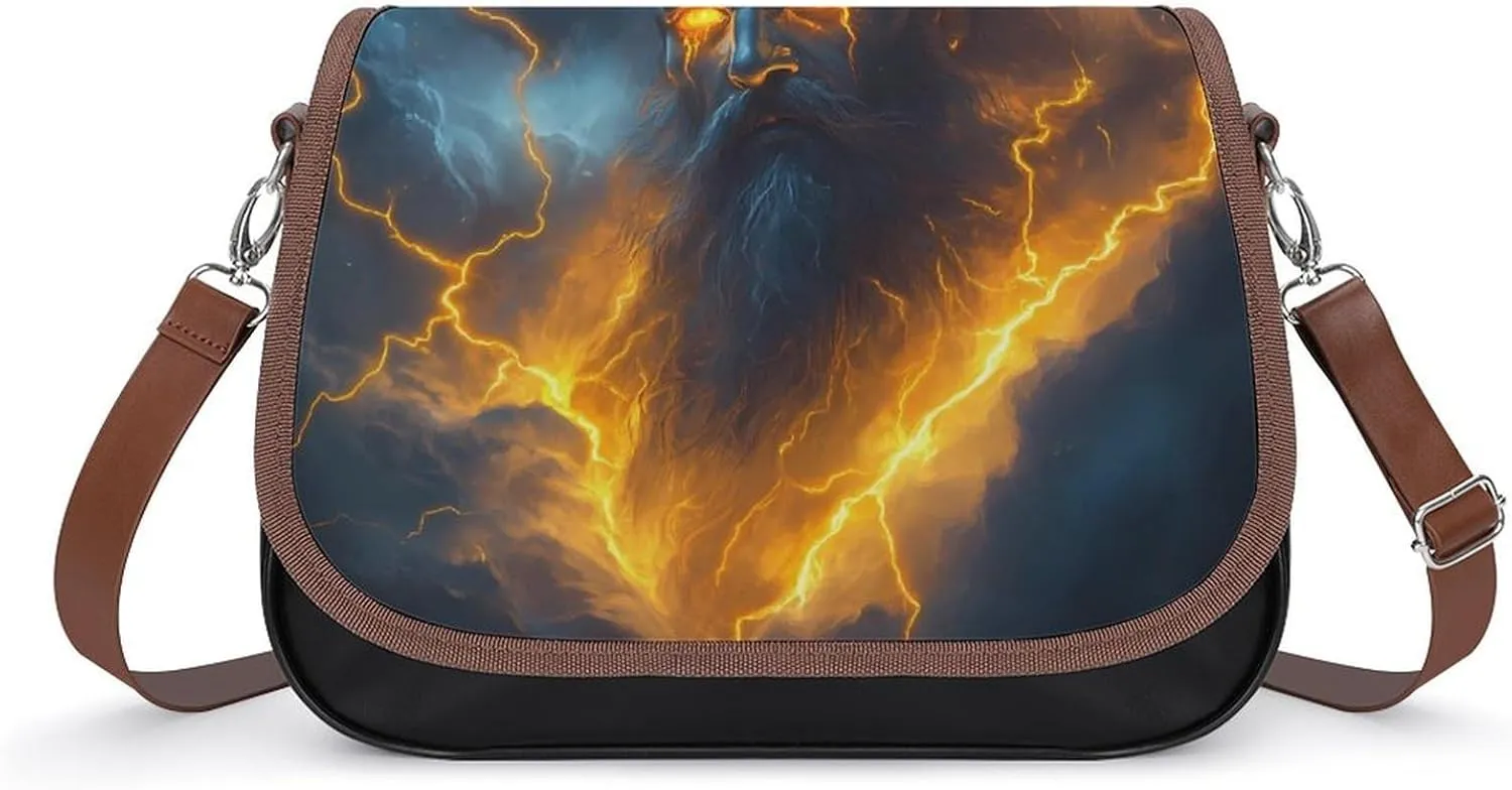 God Hades Greek Mythology Fashion Crossbody Bags Purses for Women Funny Printing Shoulder Handbags Bag