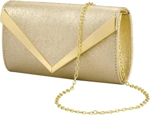 Gold Clutch Purses For Women Evening,Evening Bags Wedding Party Handbags Bridal Prom shoulder Gold Clutch Bag