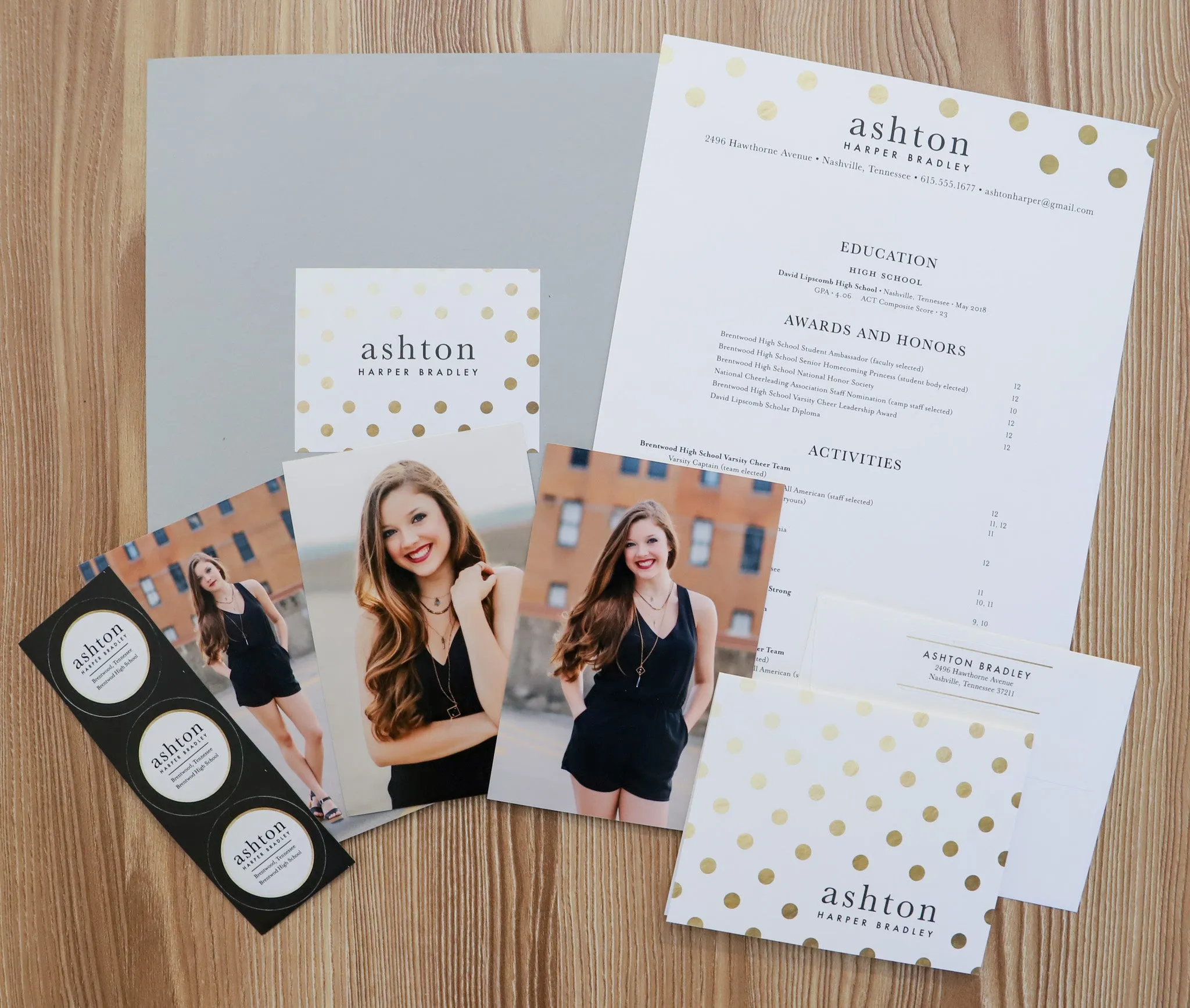 Golden Dots Complete Sorority Packet