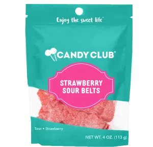 Gourmet Candy: Sour Strawberry Belts Bag