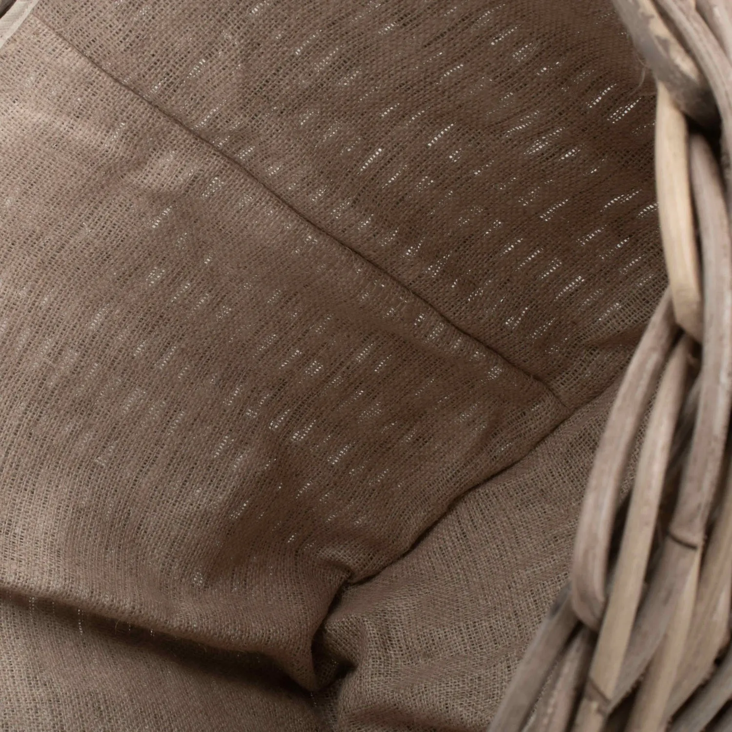 Grand Rattan Cordura Lined Log Basket