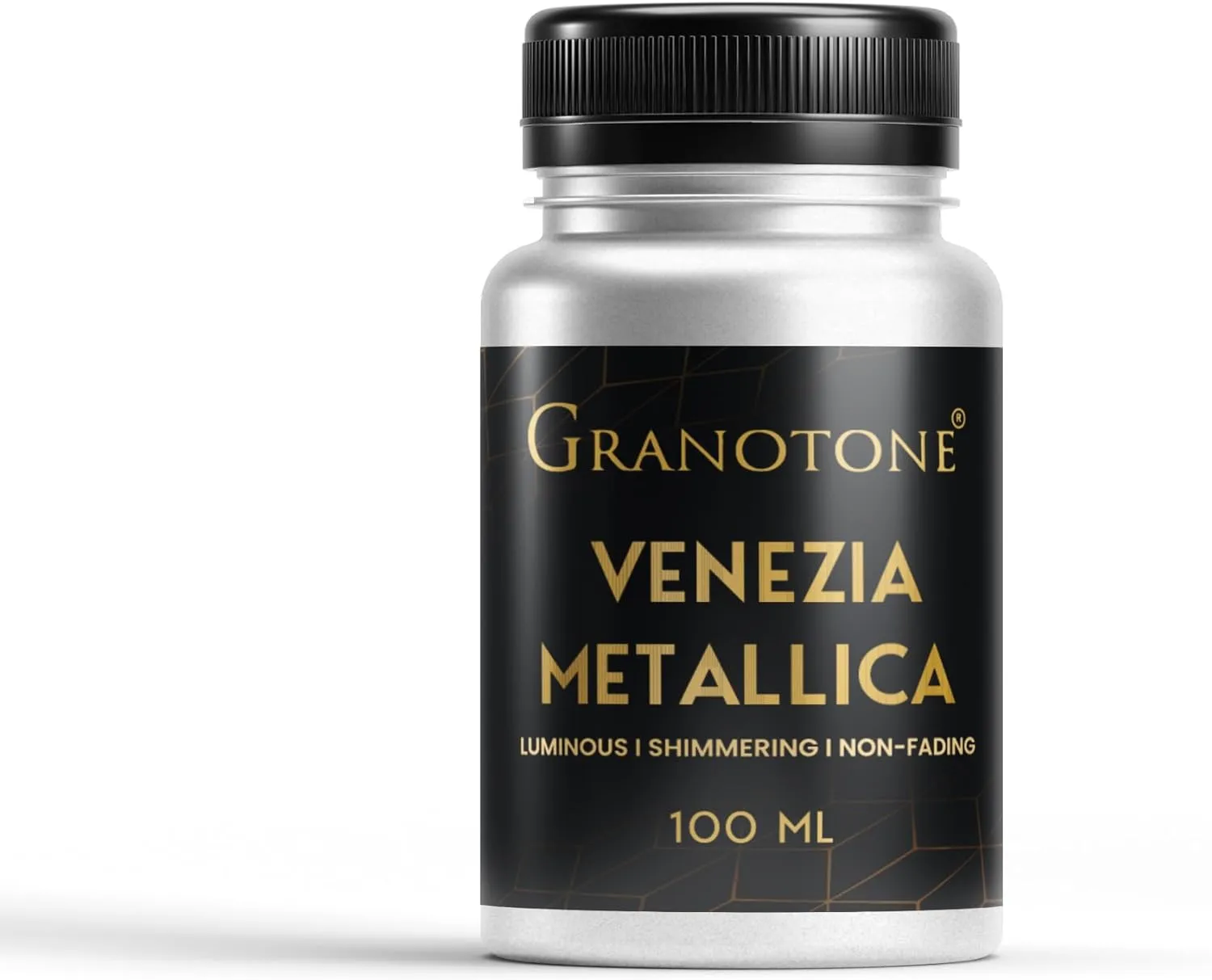 GRANOTONE Acrylic Venezia Metallic Colour, Non-Fading & Shimmering Metallic Acrylic Paint with Rich Pigments | Non-Toxic Metallic Colours Ideal for Kids, Artist & Beginners | Pack Of 2 (100 ml gold  