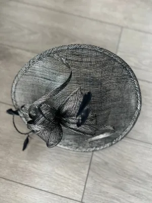 Graphite Teardrop Disc Fascinator