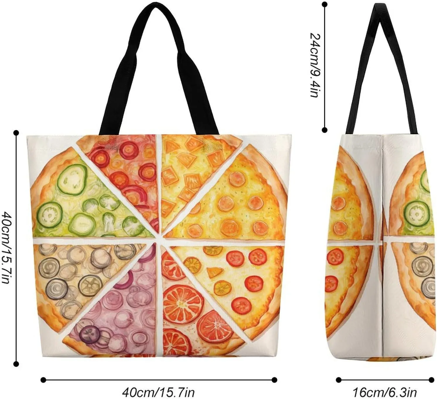 Grocery Bag Reusable Tote Bag Foldable Wild Elk Shopping Bag Handbag Washable Shoulder Bag for Travel
