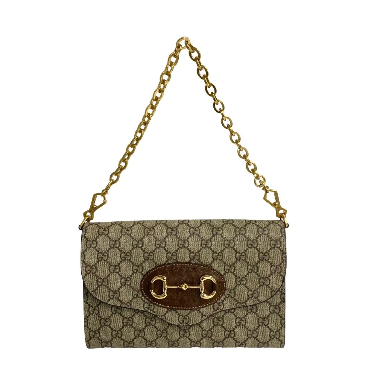 Gucci  Shoulder Bag Brown Leather