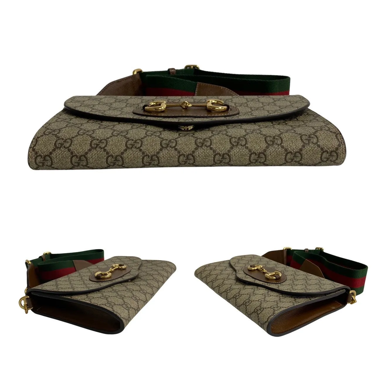 Gucci  Shoulder Bag Brown Leather