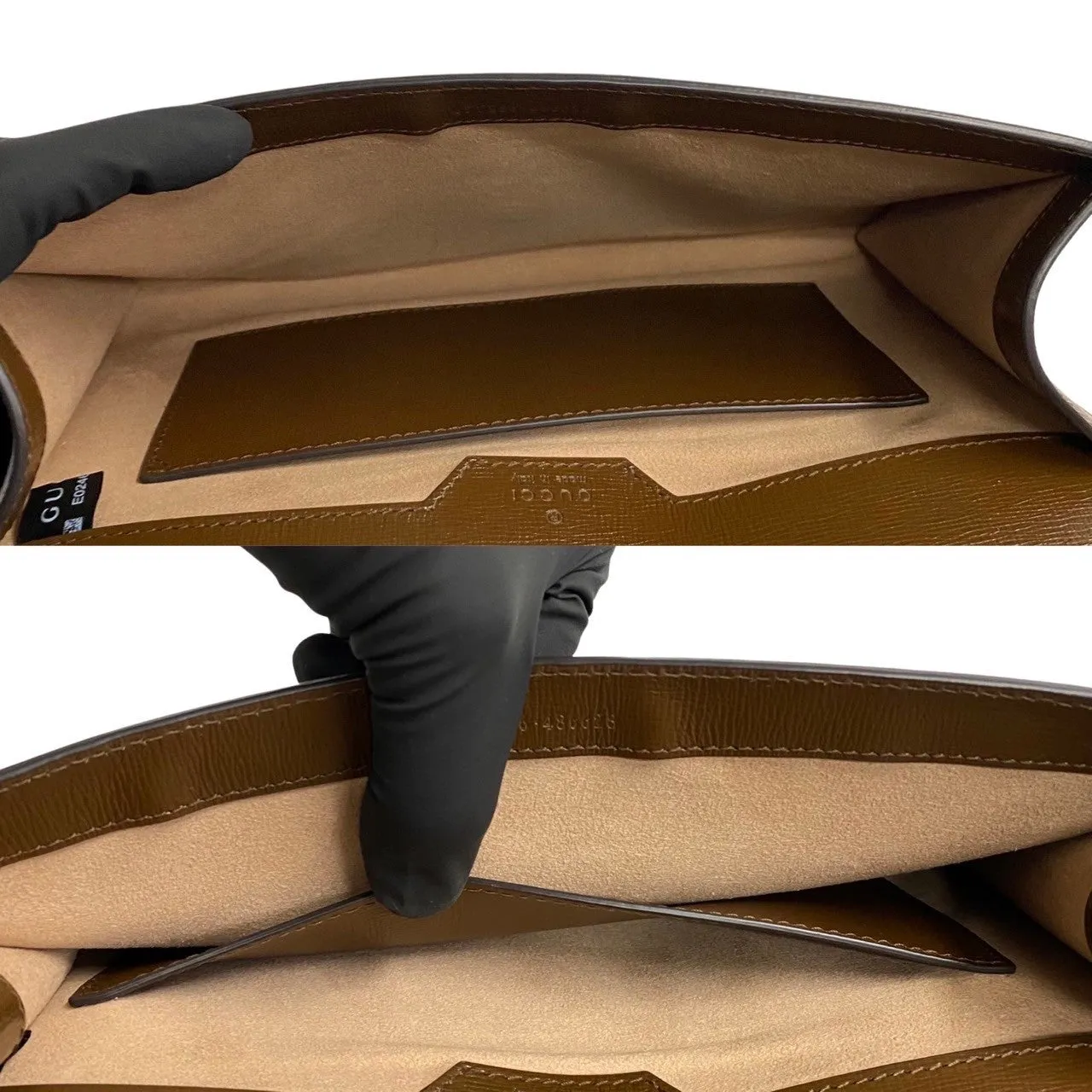 Gucci  Shoulder Bag Brown Leather