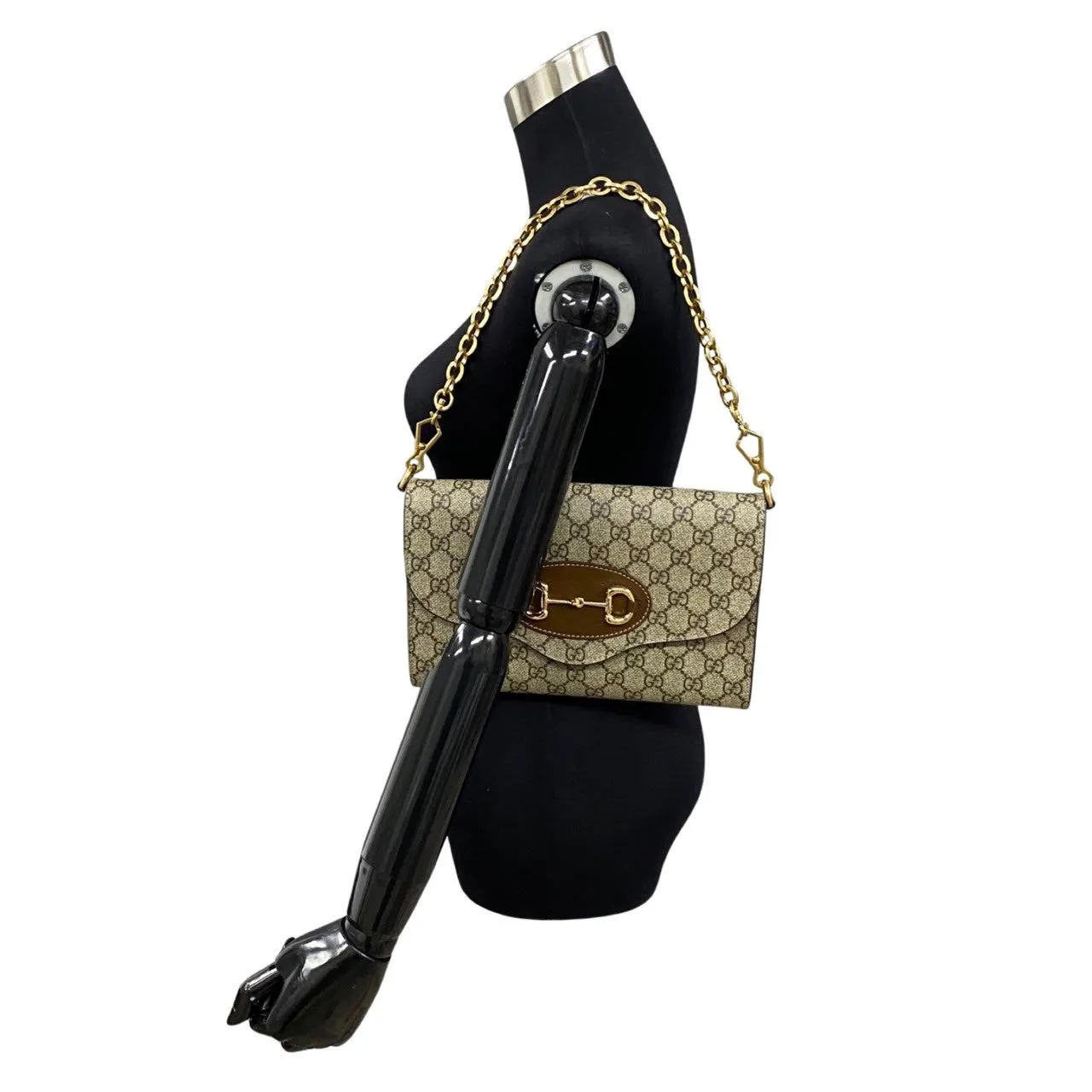 Gucci  Shoulder Bag Brown Leather