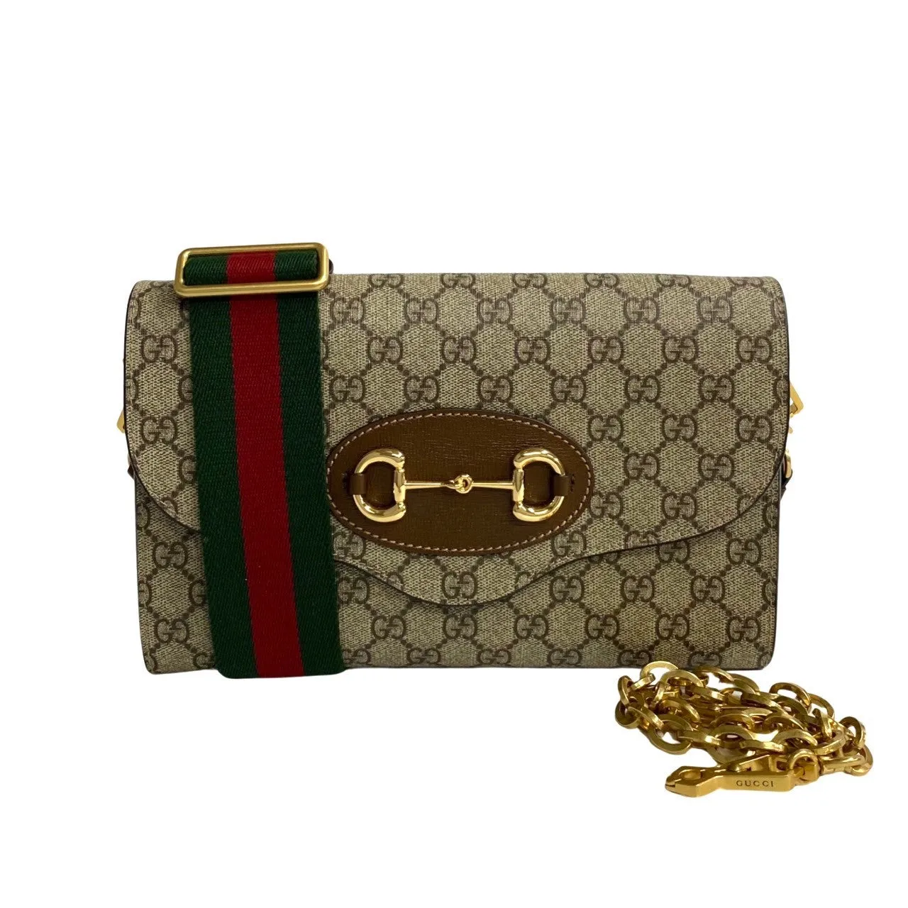 Gucci  Shoulder Bag Brown Leather