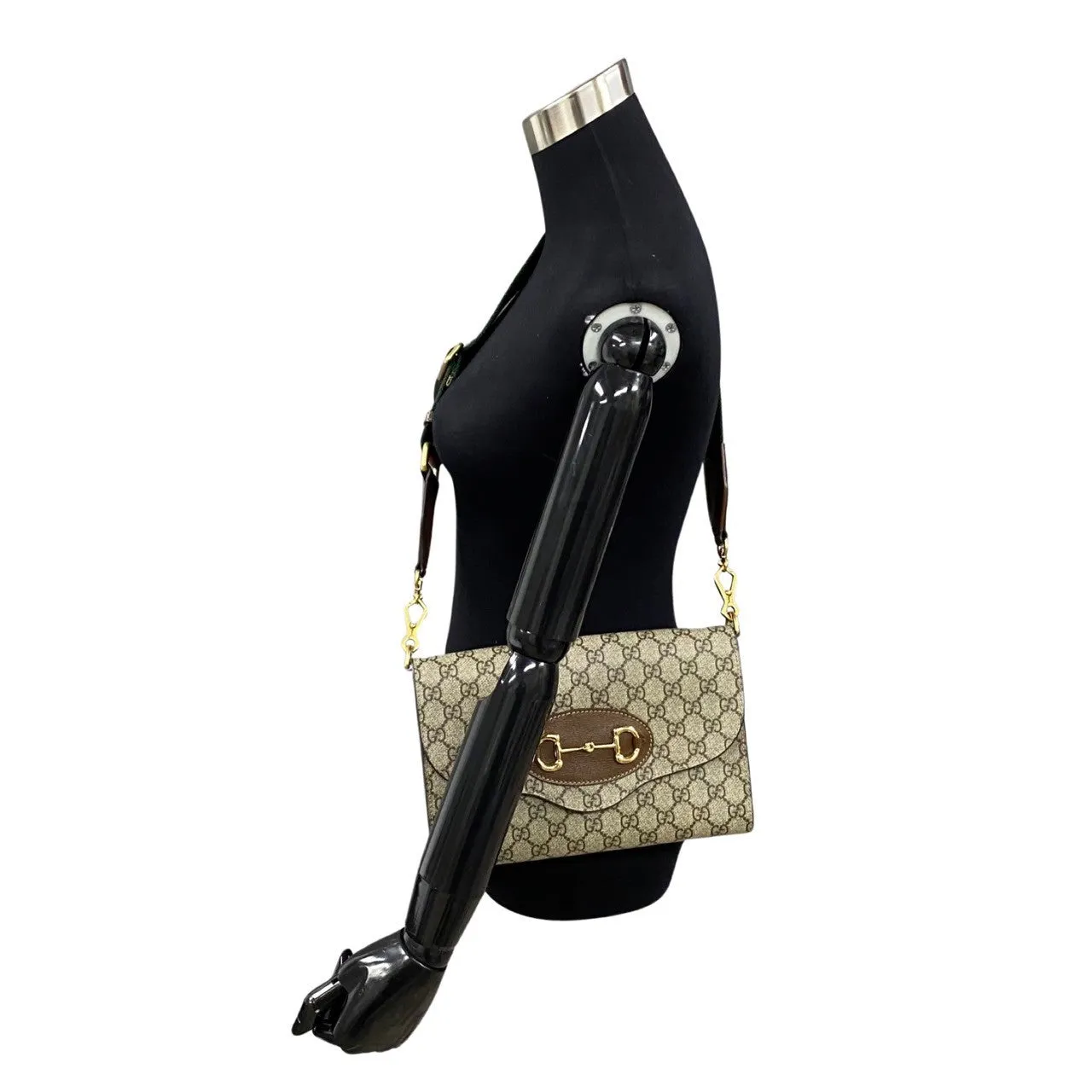Gucci  Shoulder Bag Brown Leather