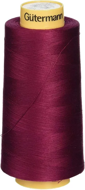 Gutermann Natural Cotton Thread Solids, 3281-Yard, Burgundy