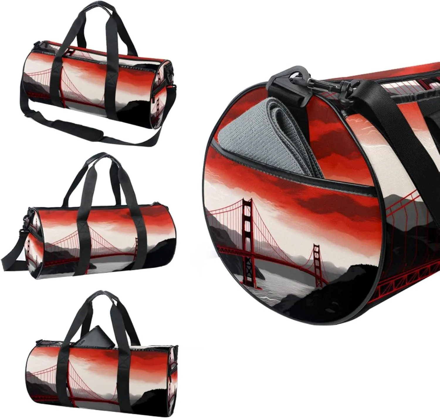 Gym Bags for Men,Travel Duffel Bags for Women,Bridge,Workout Bag