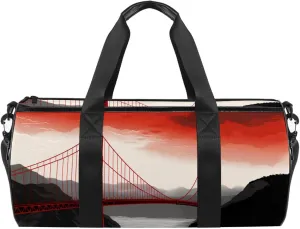Gym Bags for Men,Travel Duffel Bags for Women,Bridge,Workout Bag