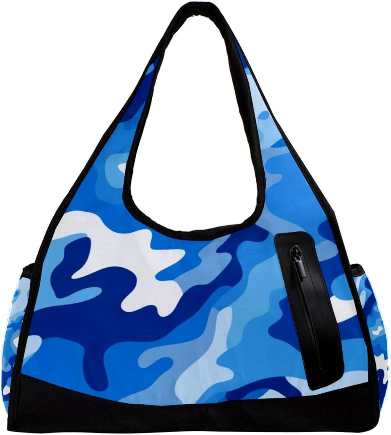 Gym Bags for Men,Travel Duffel Bags for Women,Camou Flag Blue,Workout Bag
