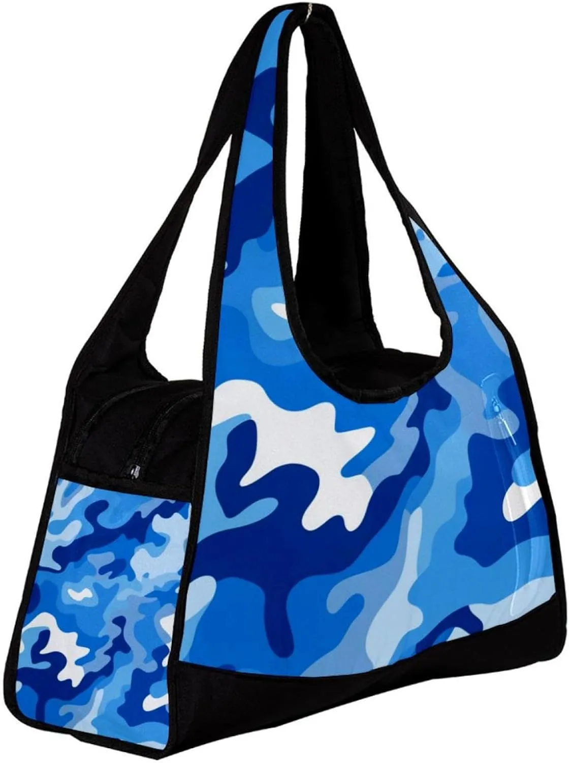 Gym Bags for Men,Travel Duffel Bags for Women,Camou Flag Blue,Workout Bag