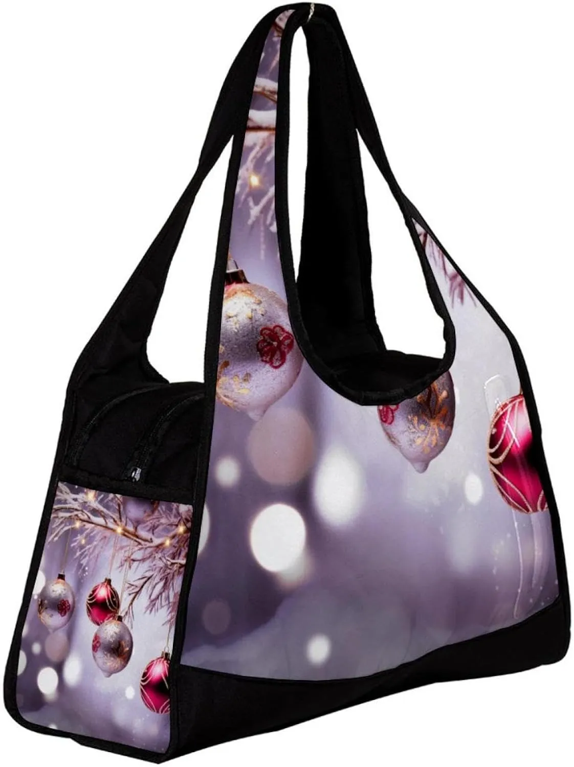 Gym Bags for Women,Duffle Bag for Travel,Christmas Decoration Ball Snowflake,Gym Bag for Men