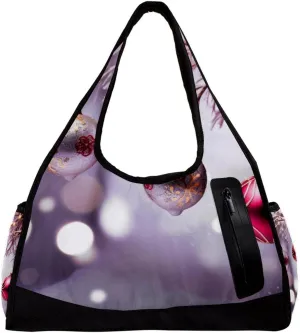 Gym Bags for Women,Duffle Bag for Travel,Christmas Decoration Ball Snowflake,Gym Bag for Men