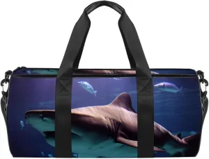 Gym Bags for Women,Duffle Bag for Travel,Sea World Fish Shark,Gym Bag for Men