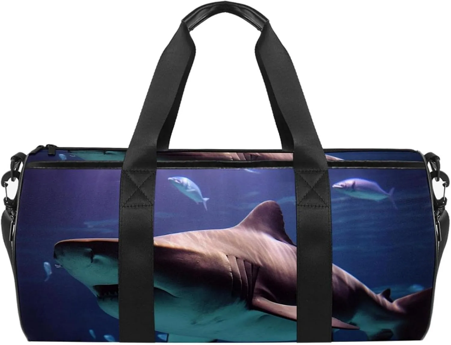 Gym Bags for Women,Duffle Bag for Travel,Sea World Fish Shark,Gym Bag for Men