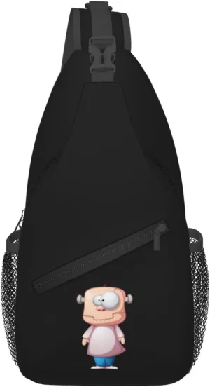 Halloween Horror Character Crossbody Bags For Women Men Chest Backpack Gym Shoulder Bag Travel Outdoor Sports Casual Crossbody Bags