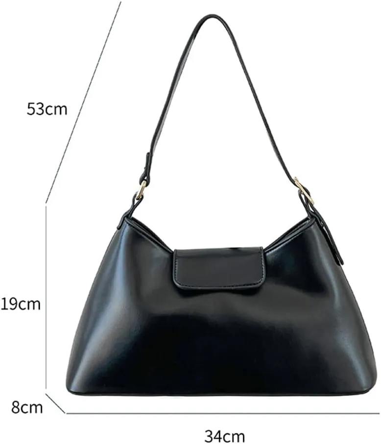 Hand bags for Women 2024 Purses for Women Trendy Women's Shoulder Handbags Black Purse Large Capacity Underarm Bag