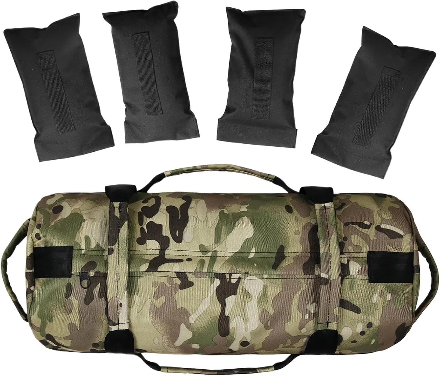 Heavy-Duty Workout Sandbag - Strength Training Bag with Multiple Handles | Ideal for Gym, Outdoor Fitness, Running, and Yoga, Enhances Muscle Endurance and Full-Body Workouts
